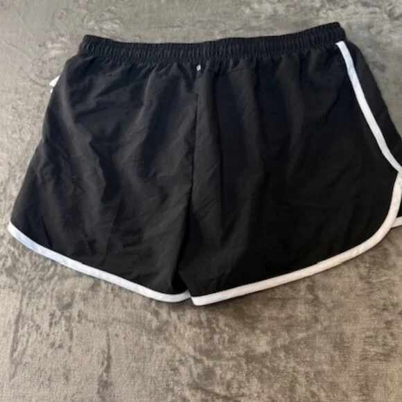 Ideology Shorts Women's Athletic Adjustable Drawstring Curved Hem Black 2X NWT - Picture 4 of 9